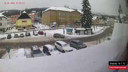 Střed obce Rokytnice nad Jizerou