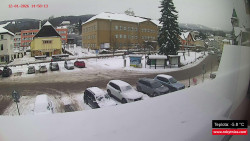 Střed obce Rokytnice nad Jizerou