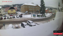 Střed obce Rokytnice nad Jizerou