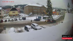 Střed obce Rokytnice nad Jizerou