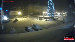 Střed obce Rokytnice nad Jizerou