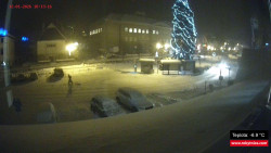 Střed obce Rokytnice nad Jizerou