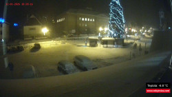 Střed obce Rokytnice nad Jizerou