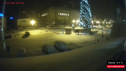 Střed obce Rokytnice nad Jizerou