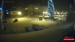 Střed obce Rokytnice nad Jizerou