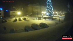 Střed obce Rokytnice nad Jizerou