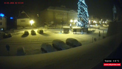 Střed obce Rokytnice nad Jizerou