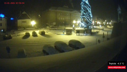 Střed obce Rokytnice nad Jizerou