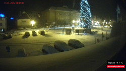 Střed obce Rokytnice nad Jizerou