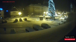 Střed obce Rokytnice nad Jizerou