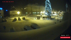 Střed obce Rokytnice nad Jizerou