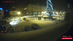 Střed obce Rokytnice nad Jizerou