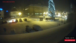 Střed obce Rokytnice nad Jizerou