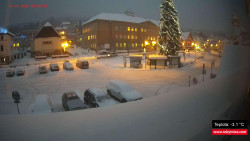 Střed obce Rokytnice nad Jizerou