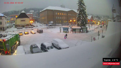 Střed obce Rokytnice nad Jizerou