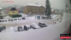 Střed obce Rokytnice nad Jizerou