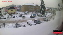 Střed obce Rokytnice nad Jizerou