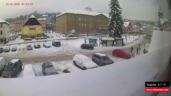 Střed obce Rokytnice nad Jizerou