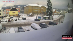 Střed obce Rokytnice nad Jizerou