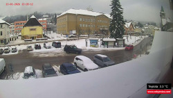 Střed obce Rokytnice nad Jizerou