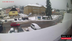 Střed obce Rokytnice nad Jizerou