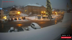 Střed obce Rokytnice nad Jizerou