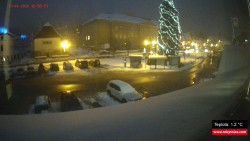 Střed obce Rokytnice nad Jizerou