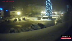 Střed obce Rokytnice nad Jizerou