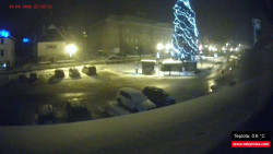 Střed obce Rokytnice nad Jizerou