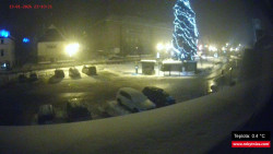 Střed obce Rokytnice nad Jizerou