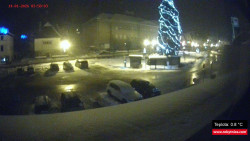 Střed obce Rokytnice nad Jizerou