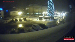 Střed obce Rokytnice nad Jizerou