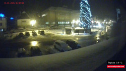 Střed obce Rokytnice nad Jizerou