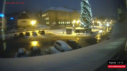 Střed obce Rokytnice nad Jizerou