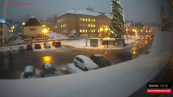 Střed obce Rokytnice nad Jizerou