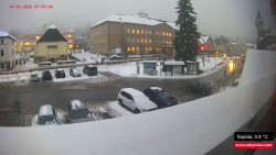 Střed obce Rokytnice nad Jizerou