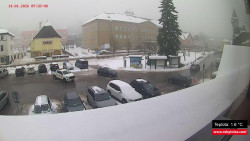 Střed obce Rokytnice nad Jizerou