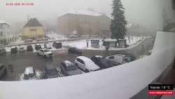 Střed obce Rokytnice nad Jizerou