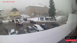 Střed obce Rokytnice nad Jizerou