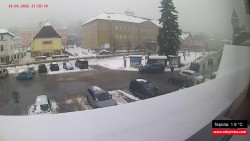 Střed obce Rokytnice nad Jizerou