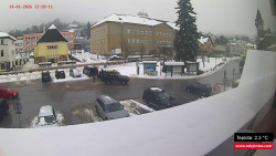 Střed obce Rokytnice nad Jizerou