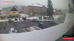 Střed obce Rokytnice nad Jizerou