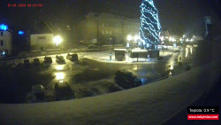 Střed obce Rokytnice nad Jizerou