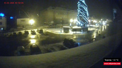 Střed obce Rokytnice nad Jizerou