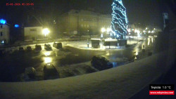 Střed obce Rokytnice nad Jizerou