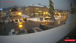 Střed obce Rokytnice nad Jizerou