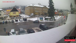 Střed obce Rokytnice nad Jizerou