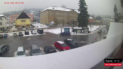 Střed obce Rokytnice nad Jizerou