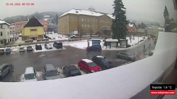 Střed obce Rokytnice nad Jizerou