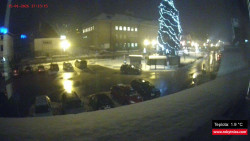 Střed obce Rokytnice nad Jizerou